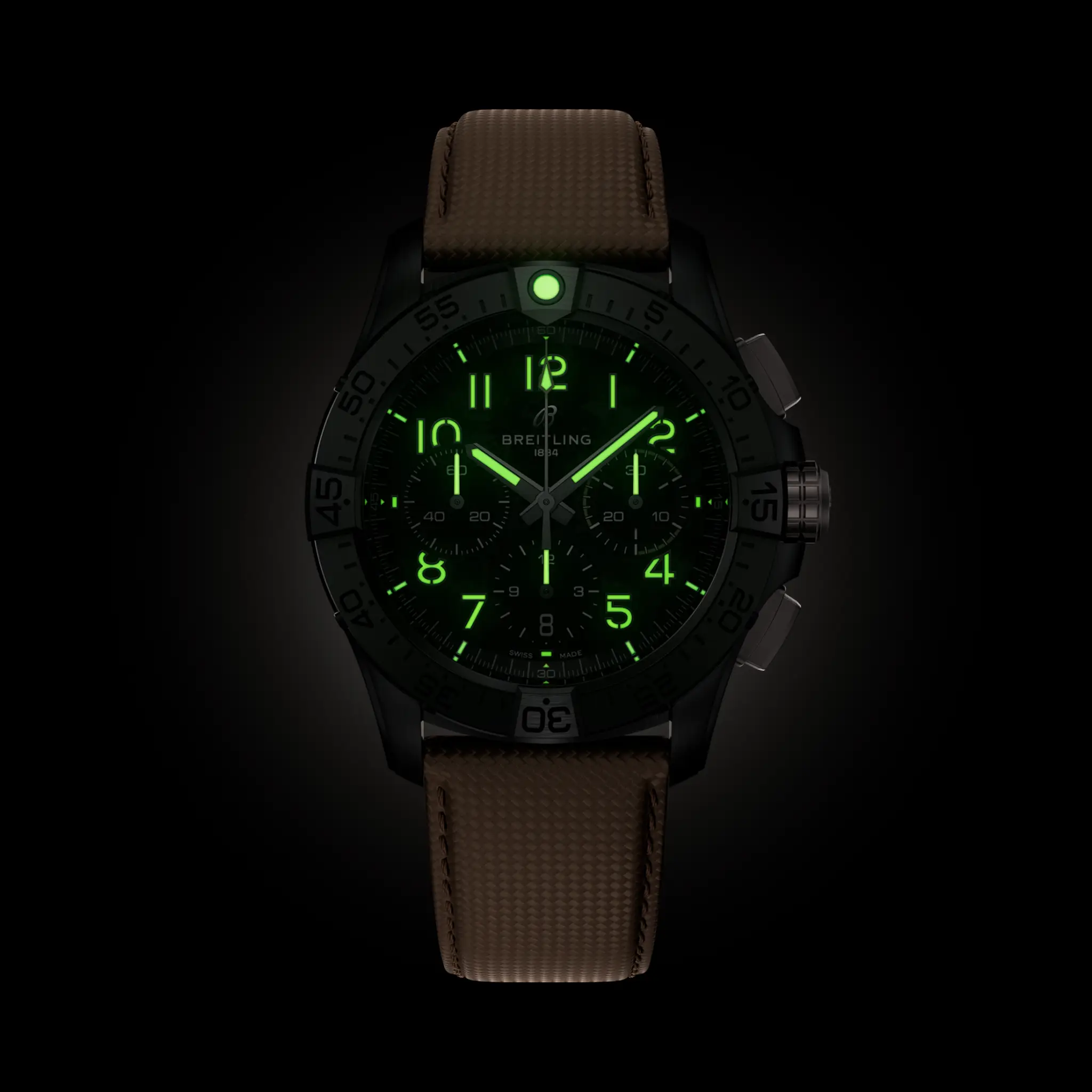 Breitling SB0146101B1X1 Avenger B01 Chronograph 42 Night Mission mörk 