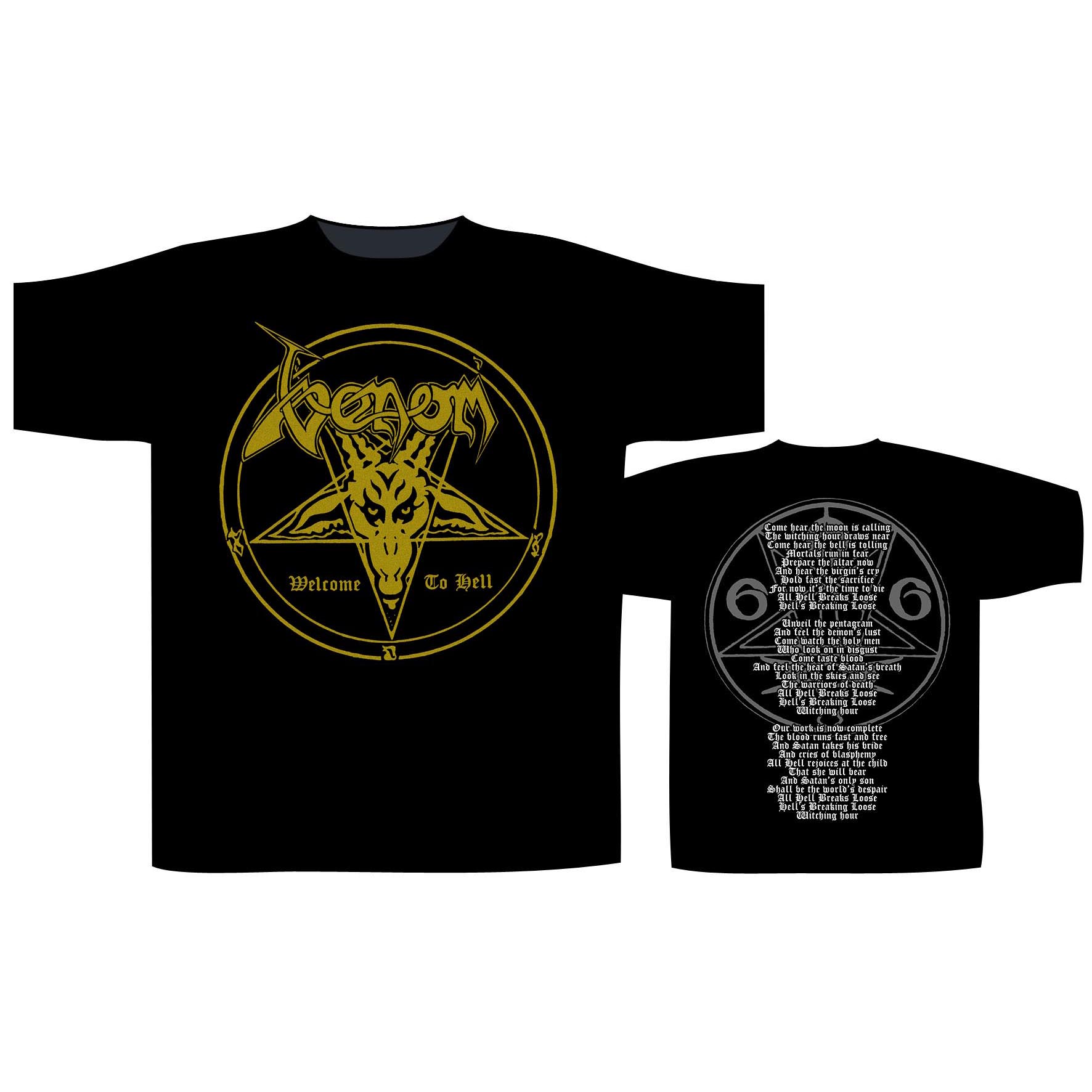 Venom Welcome To Hell New T-Shirt
