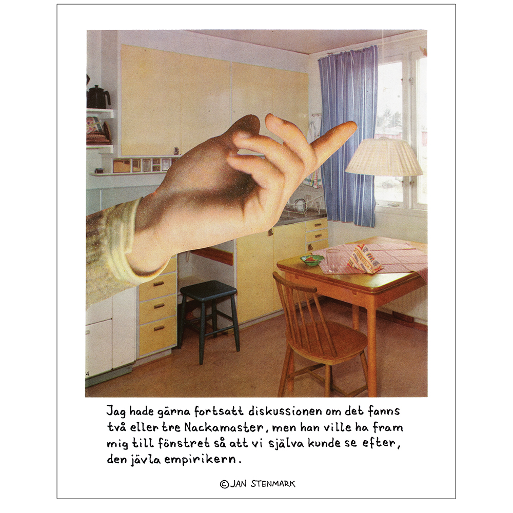 Affisch Jan Stenmark 'Nackamaster' liten 24x30 cm