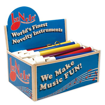 Dragflöjt / Slide Whistle Grover Trophy röd/blå/gul/lila