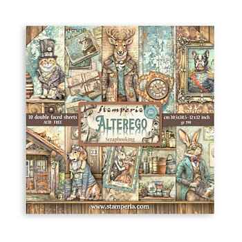 Stamperia Paper Pad 12X12 - Alterego