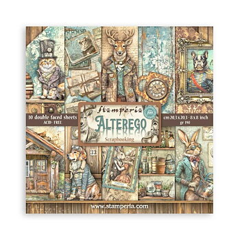 Stamperia Paper Pad 8X8 - Alterego