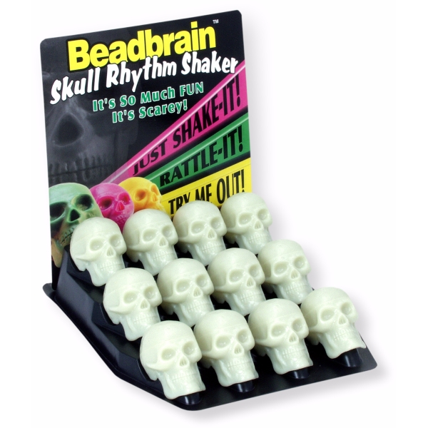 Grover Trophy Beadbrain Glow-in-the-dark Skull Shaker