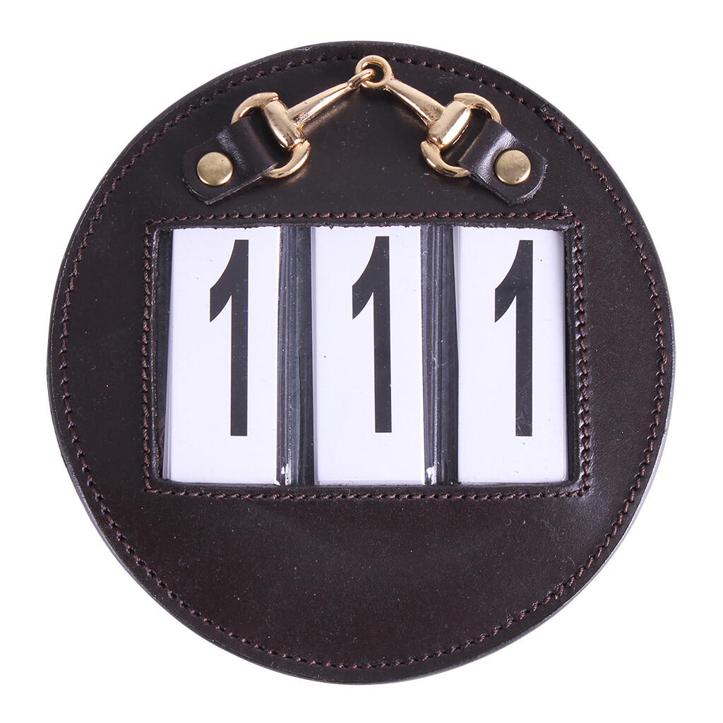 QHP Ricki Number Holders 2-pack - Brown/Gold