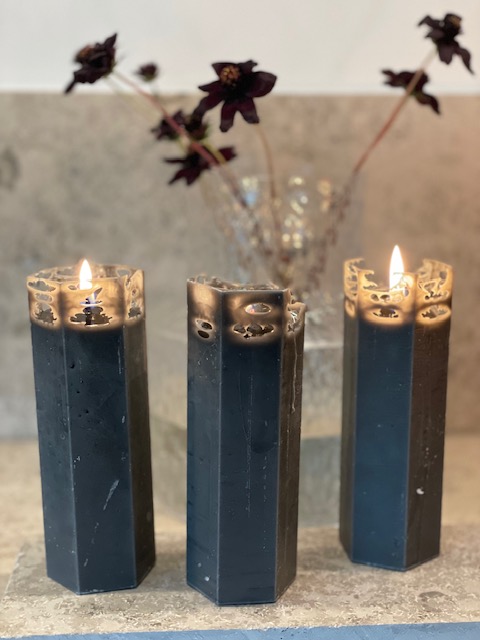Spindelvävsljus grå/grön - 3