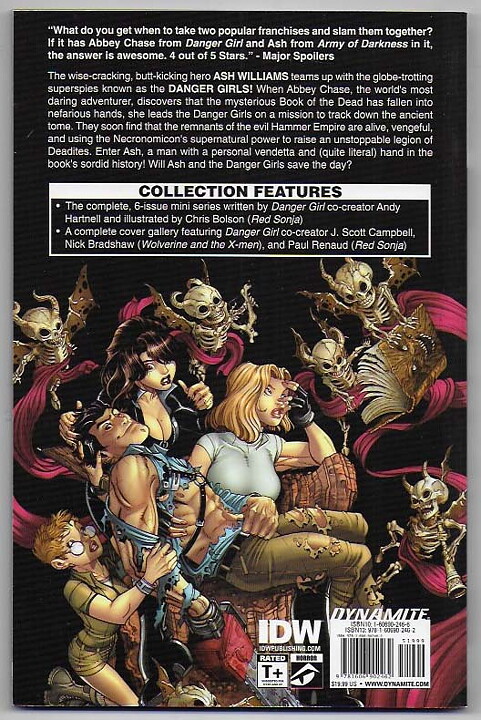 Danger Girl and The Army of Darkness TP NM- J. Scott Campbell