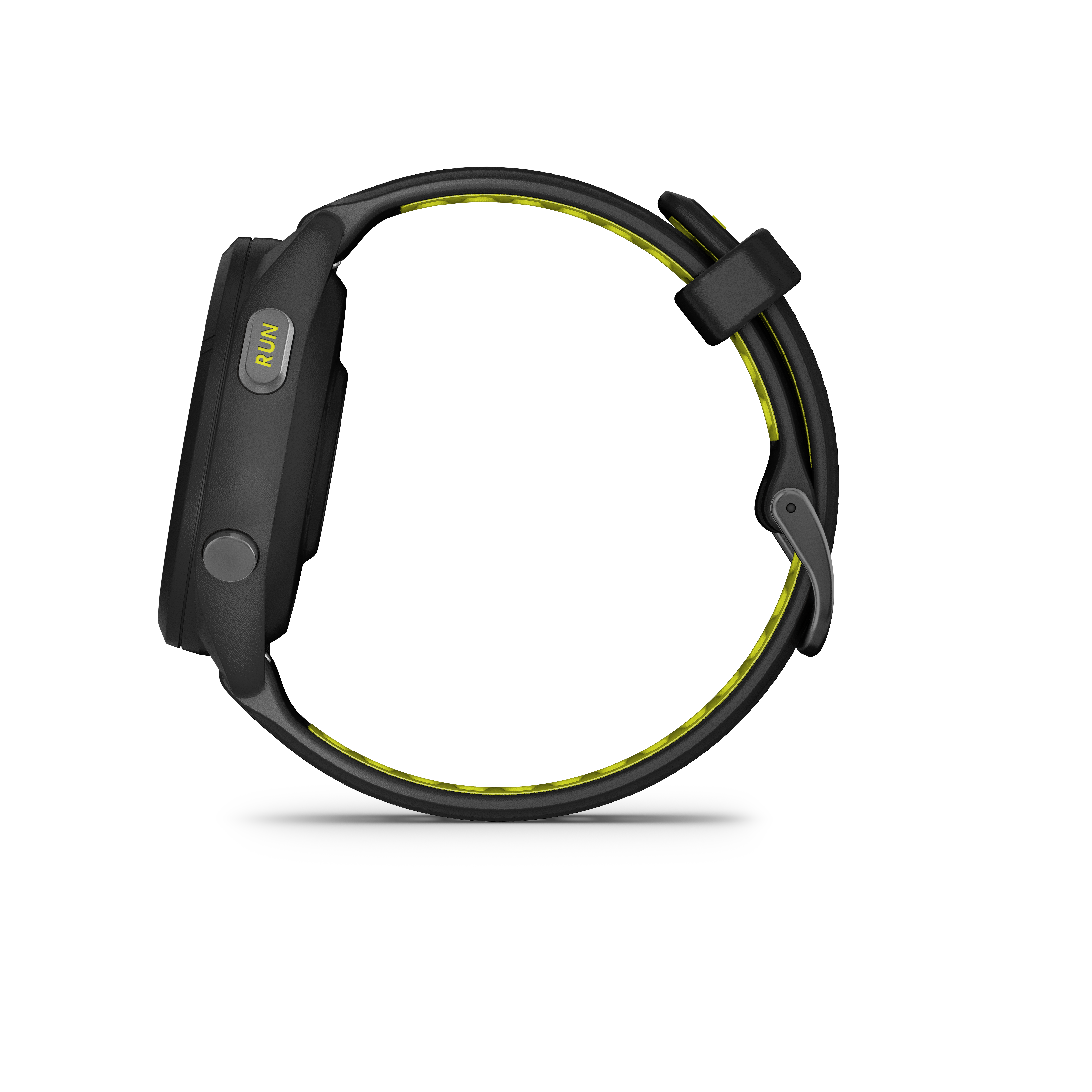 Garmin Forerunner® 265S - Black bezel and case with black/yellow silicone strap - 7