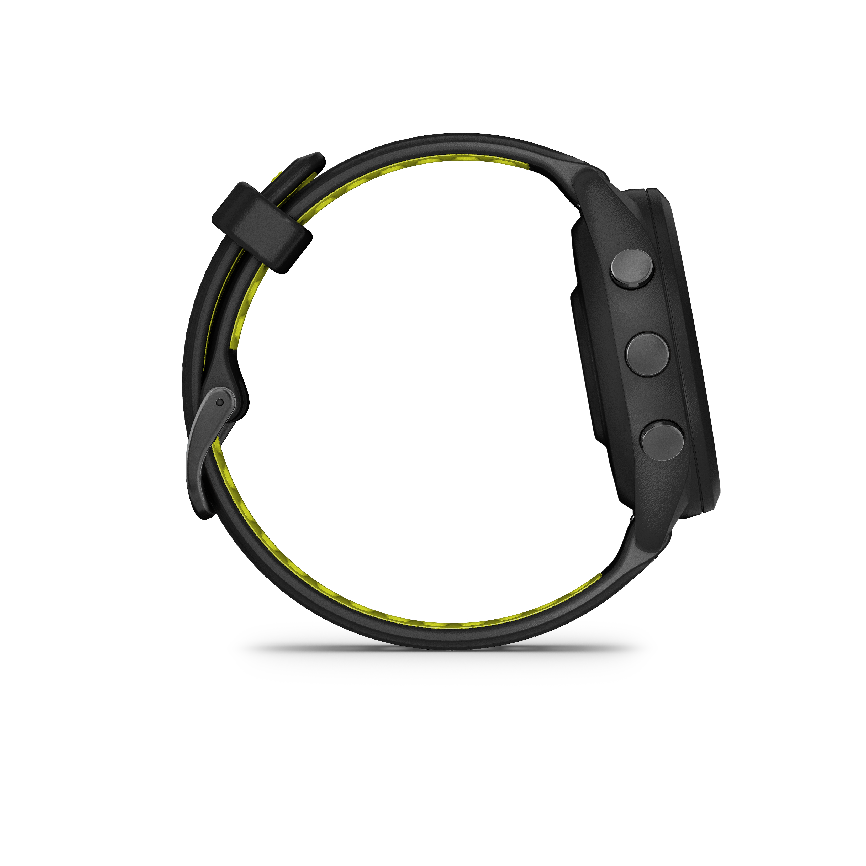 Garmin Forerunner® 265S - Black bezel and case with black/yellow silicone strap - 6