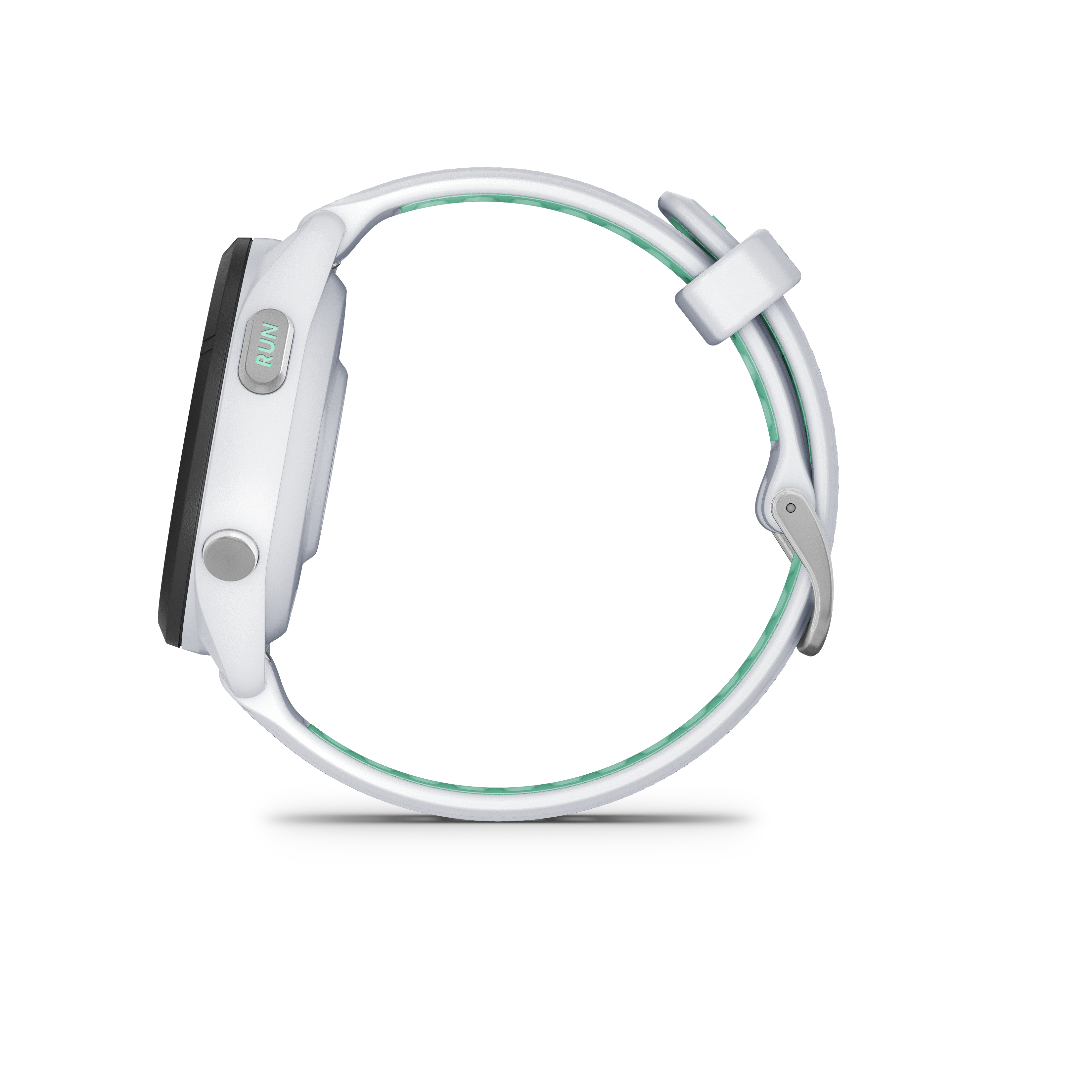 Garmin Forerunner® 265S - Svart ramme med hvitt etui og hvit/tropisk grønn silikonrem - 5