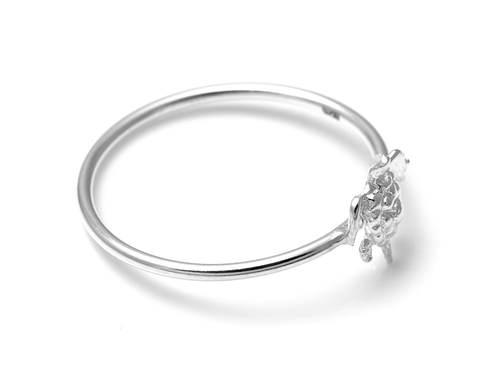 Sköldpadda Ring i Äkta 925 Silver storlek 7, Havssköldpadda Accessoar, Djur Smycke - 3