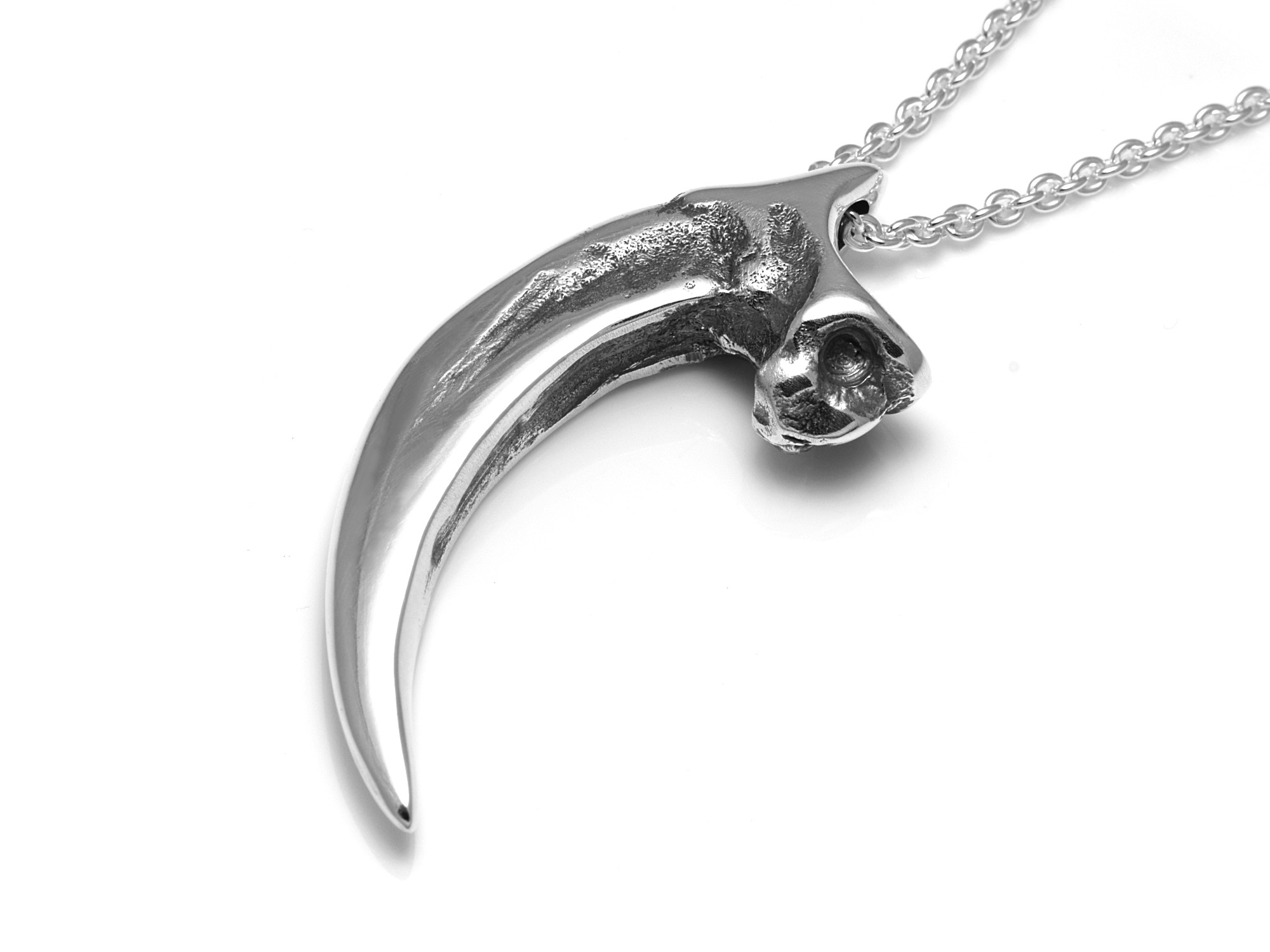 Harpya Klo Halsband,  Örnklo Smycke i Silver - 2
