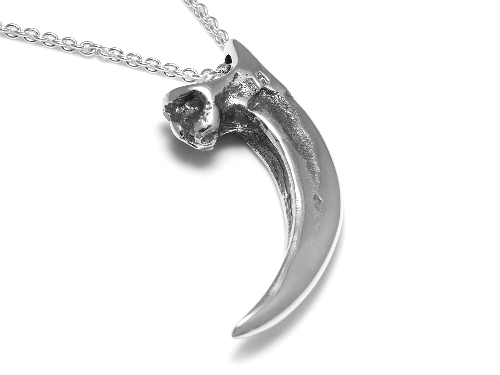 Harpya Klo Halsband,  Örnklo Smycke i Silver - 4