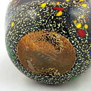 Bertil Vallien (Meteor 1993) Colorful Swelling Vase 16 cm