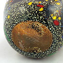Bertil Vallien (Meteor 1993) Colorful Swelling Vase 16 cm