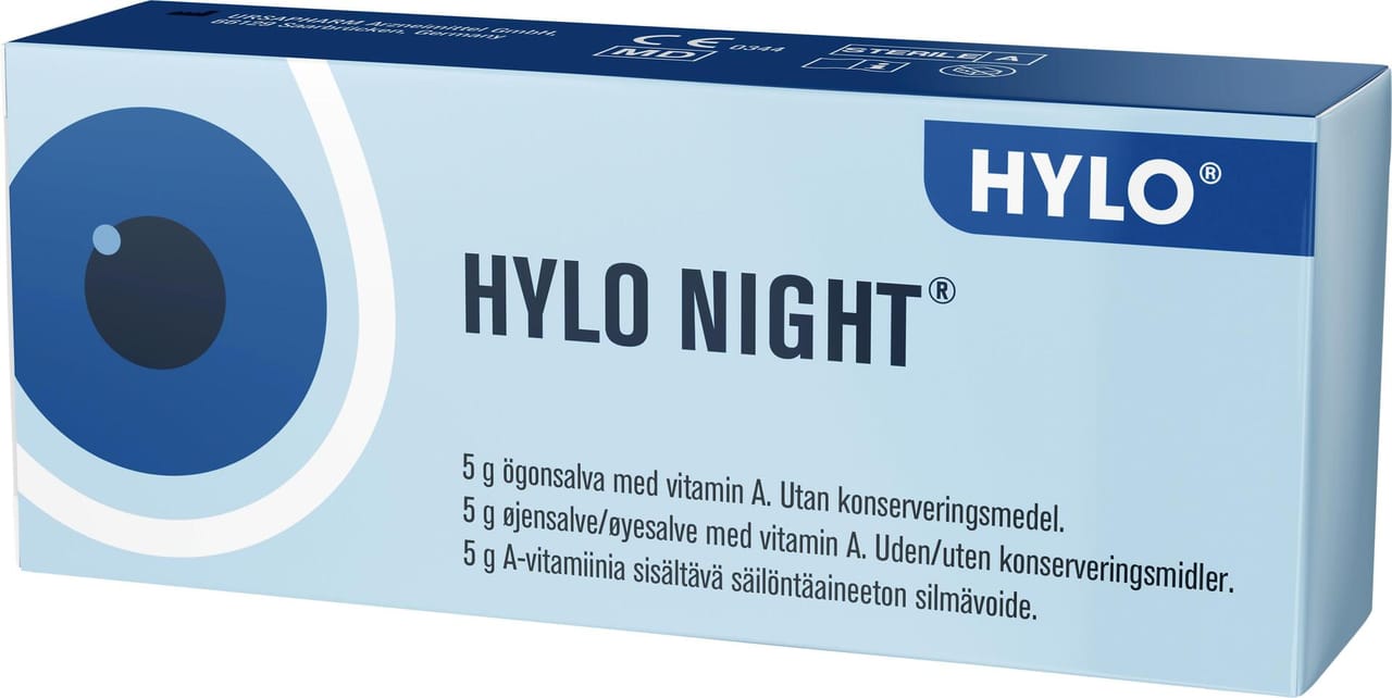 HYLO NIGHT ögonsalva 5g (tidigare Vita-POS)