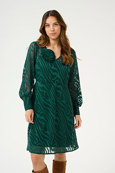Cream Yana Dress Ponderosa Pine Animal
