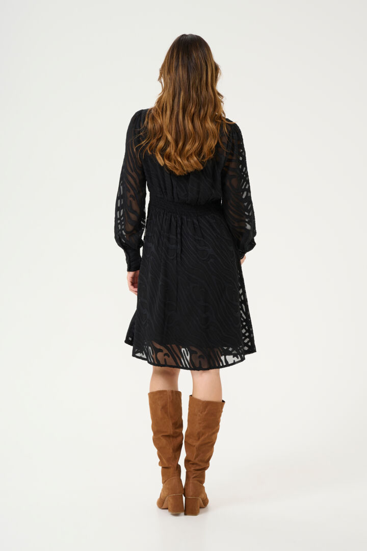 Cream Yana Dress Black - 3
