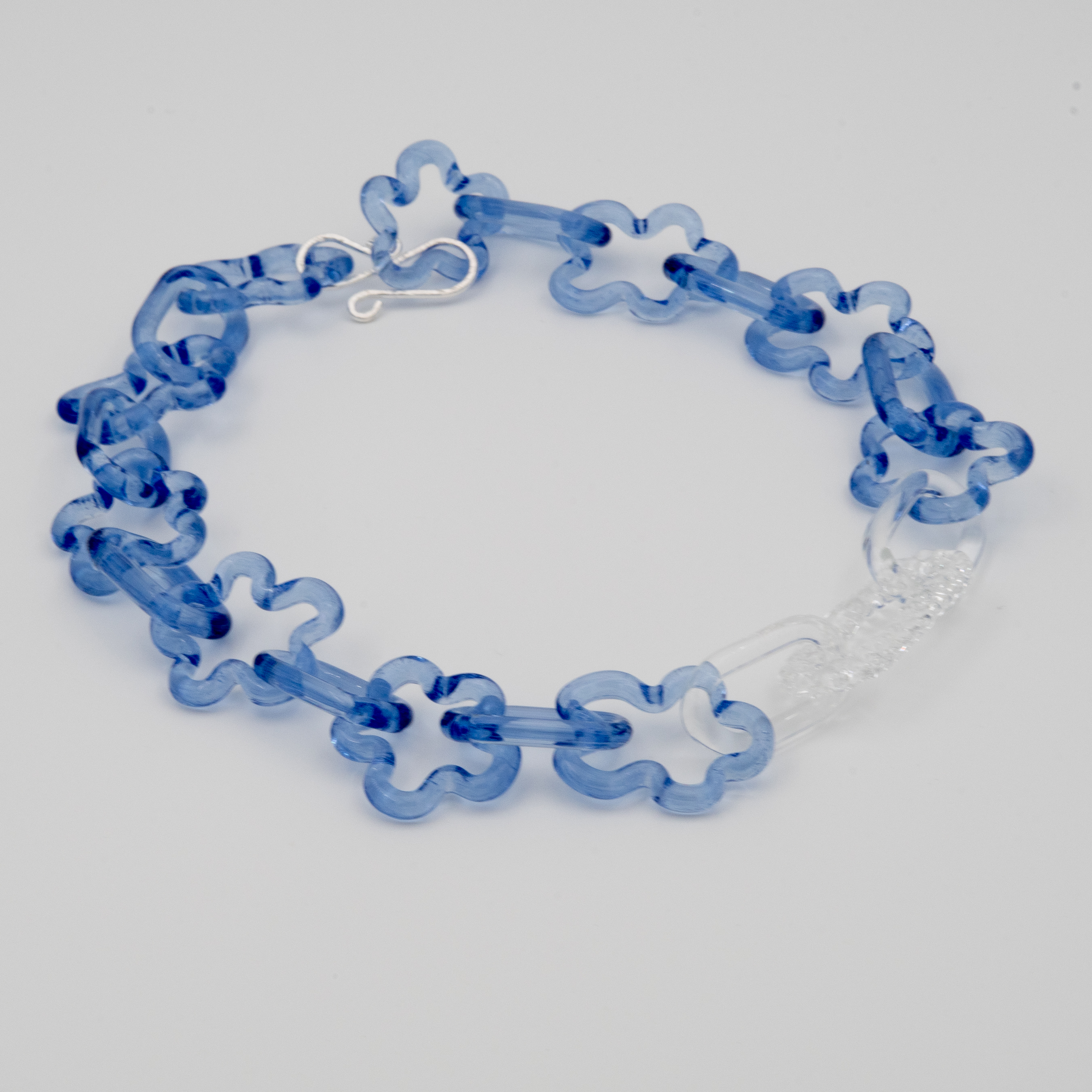 HALSBAND MED LÄNKAR I GLAS "TRÄD" - 5