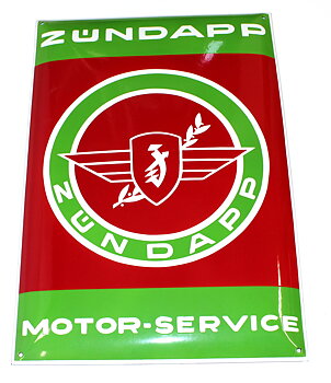 Emaljskylt Motor-Service