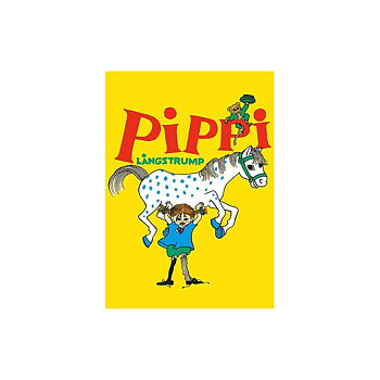 Postcard Pippi Långstrump, häst