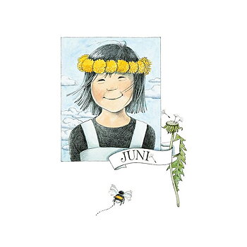 Kort Linneas månadskort, Juni