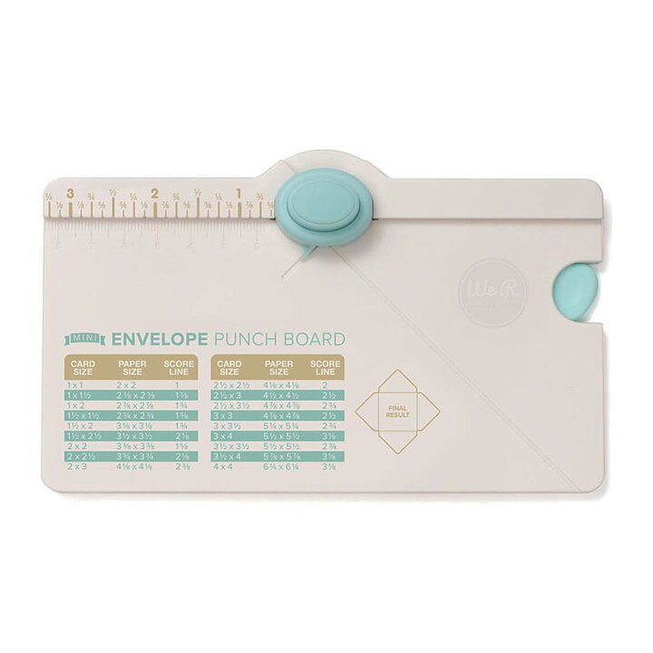 WeRMK Punch Board  - Mini Envelope