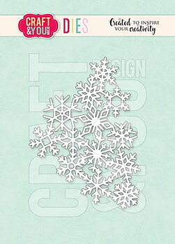 Craft & You Dies -Snowflakes Background