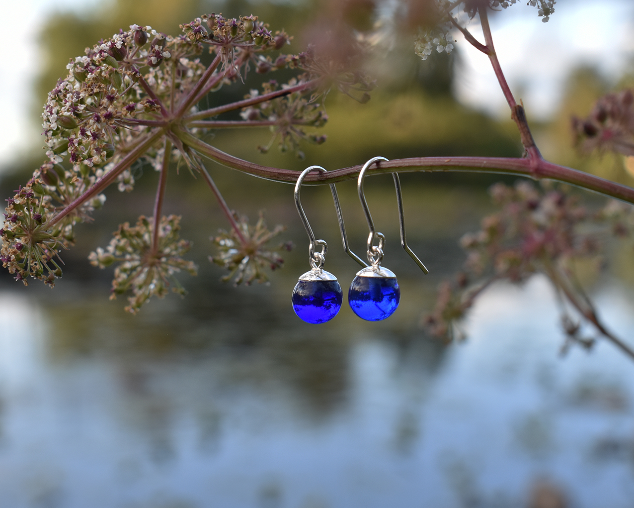 UDDEN MIDNIGHT - blue earrings hook