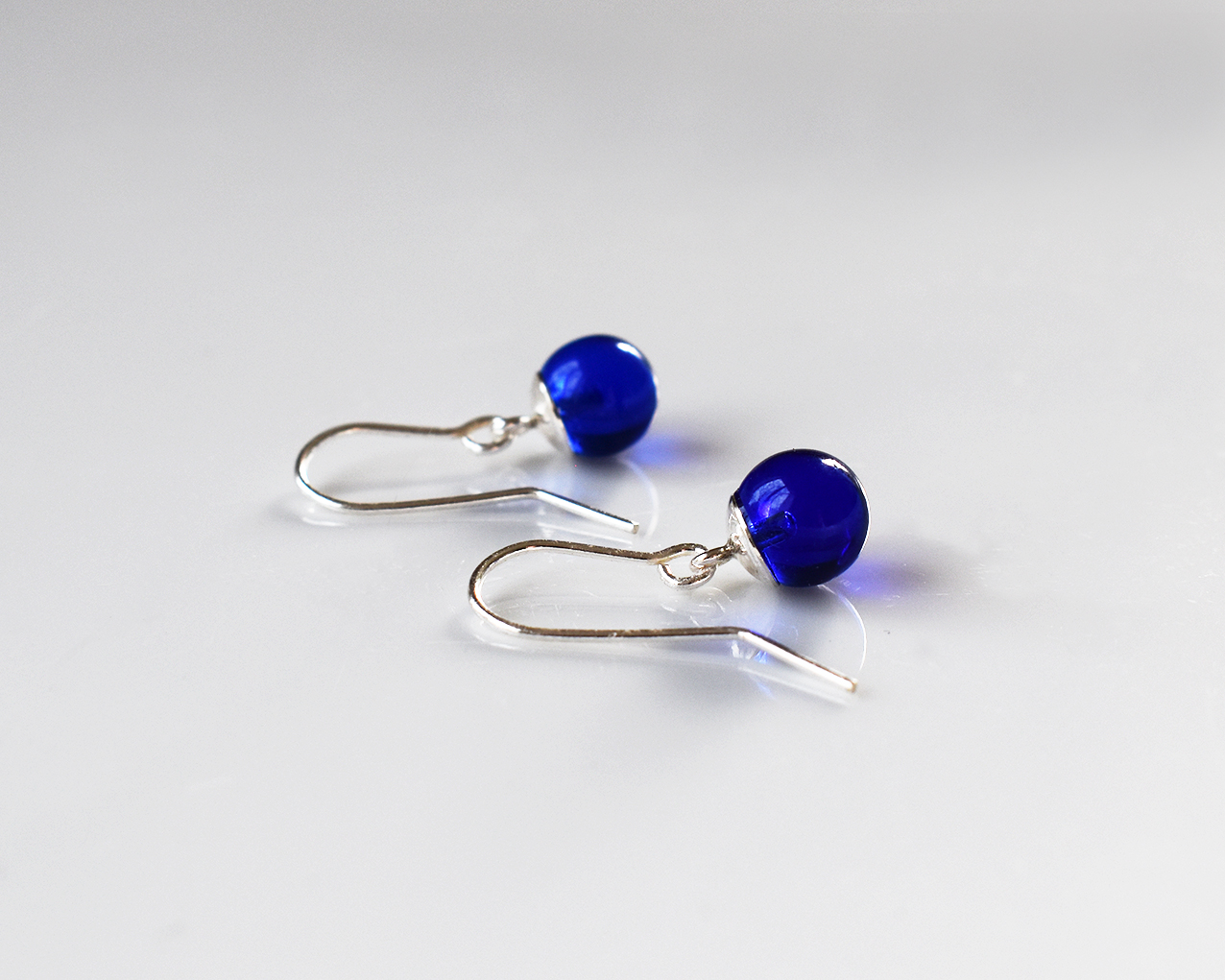 UDDEN MIDNIGHT - blue earrings hook - 2