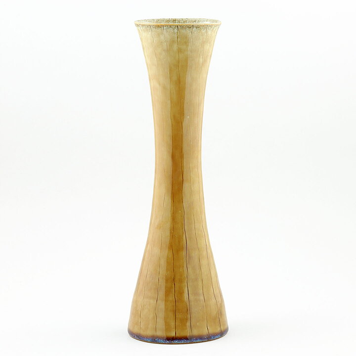 John Andersson (1950s) Unique Brown Hourglass Vase 29 cm