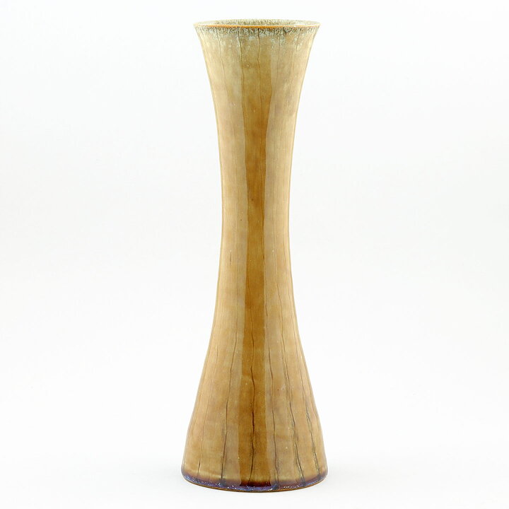 John Andersson (1950s) Unique Brown Hourglass Vase 29 cm