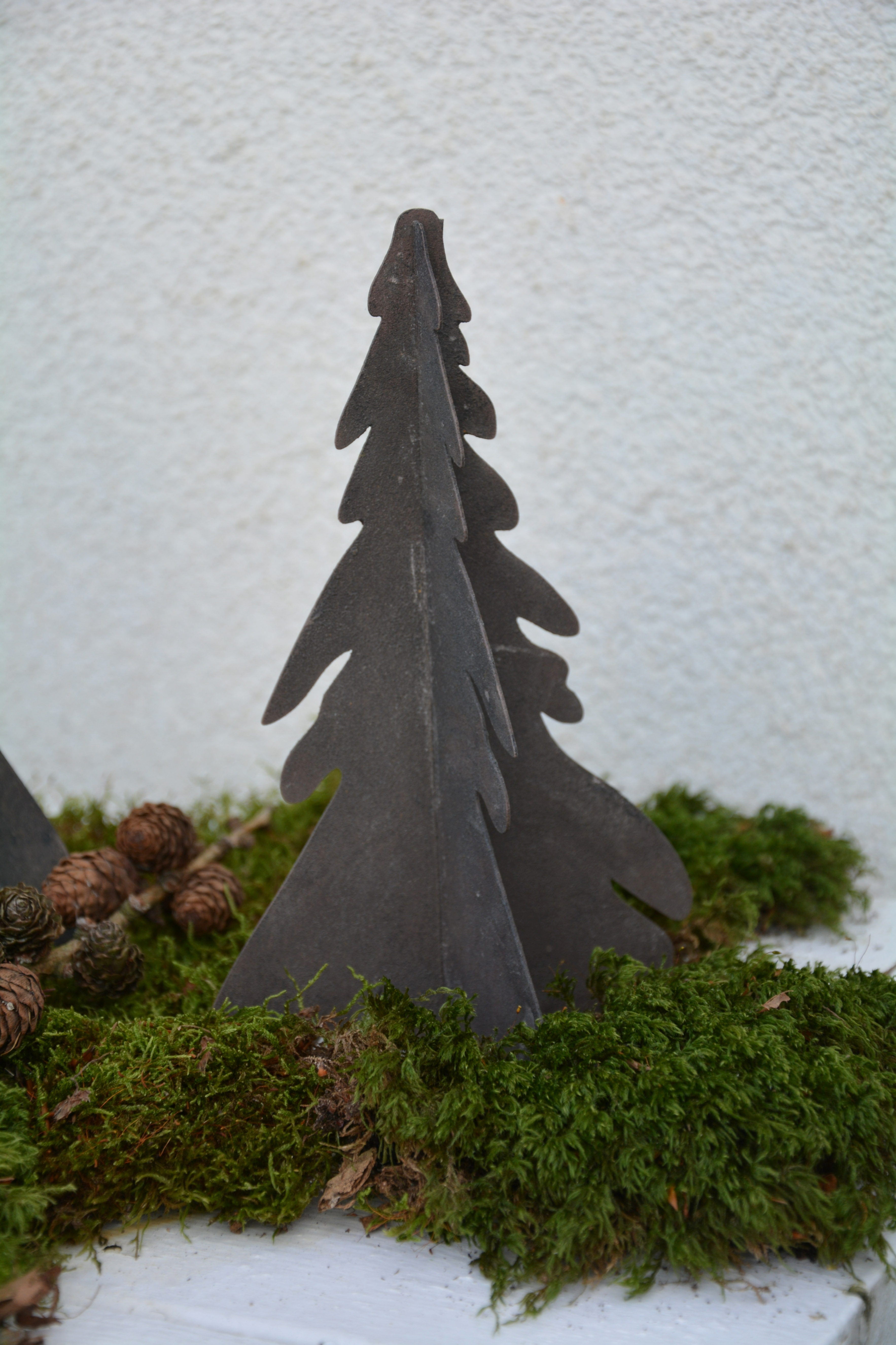 Gran i plåt / metall hopfällbar mellan 20 cm - 3