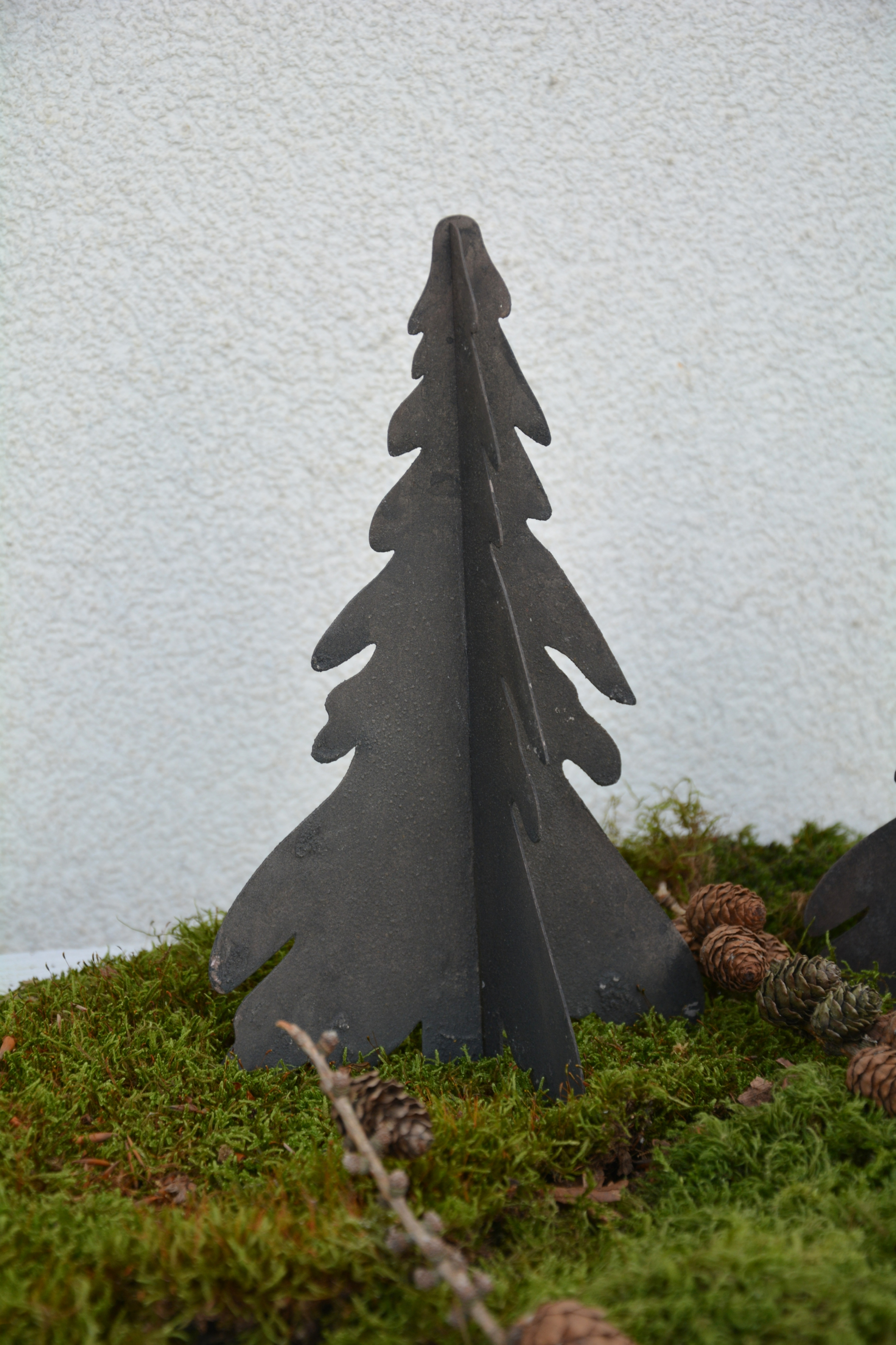 Gran i plåt / metall hopfällbar stor 25 cm - 5
