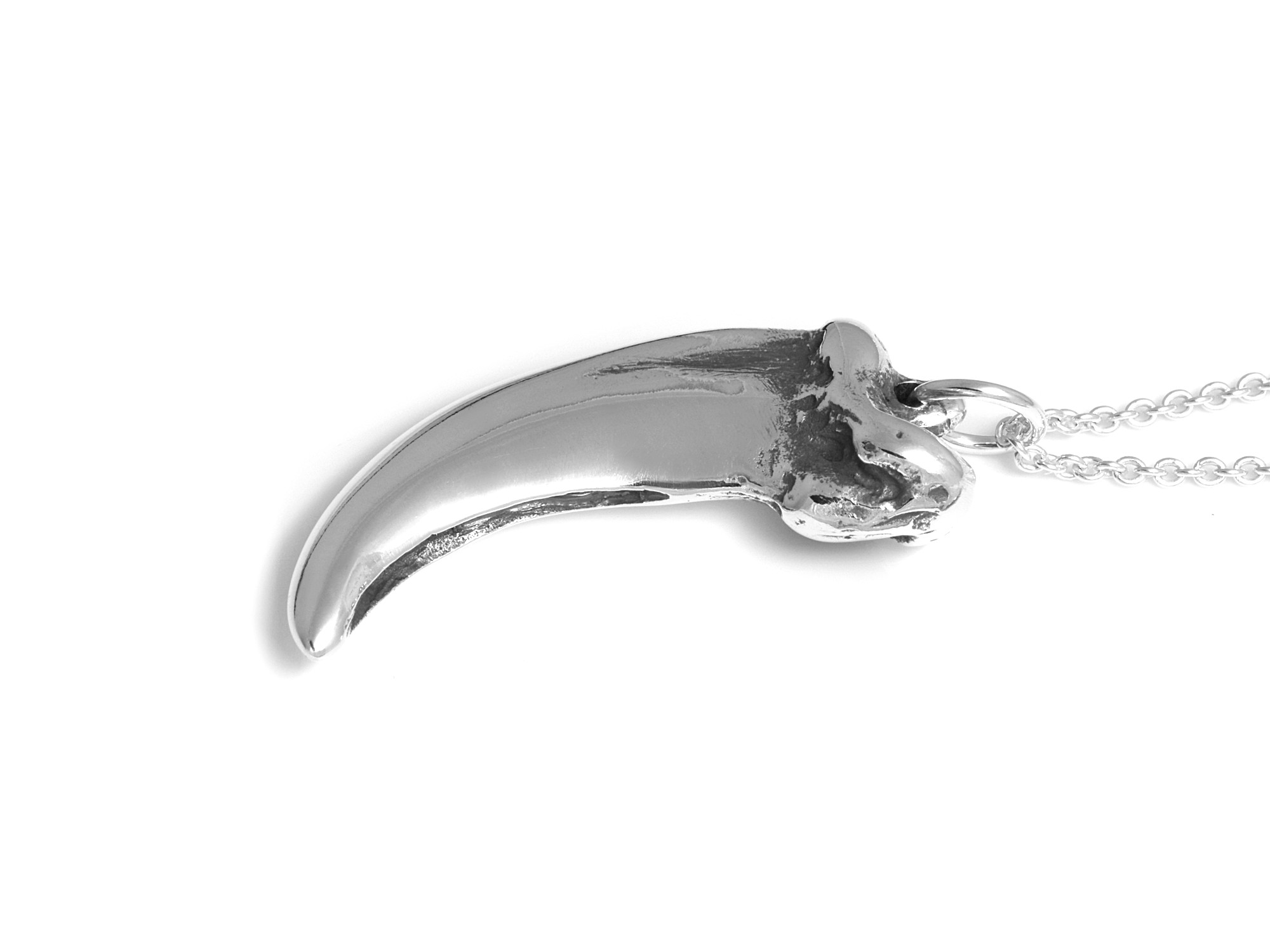 Vargklo Halsband, Varg Smycke i Silver - 3