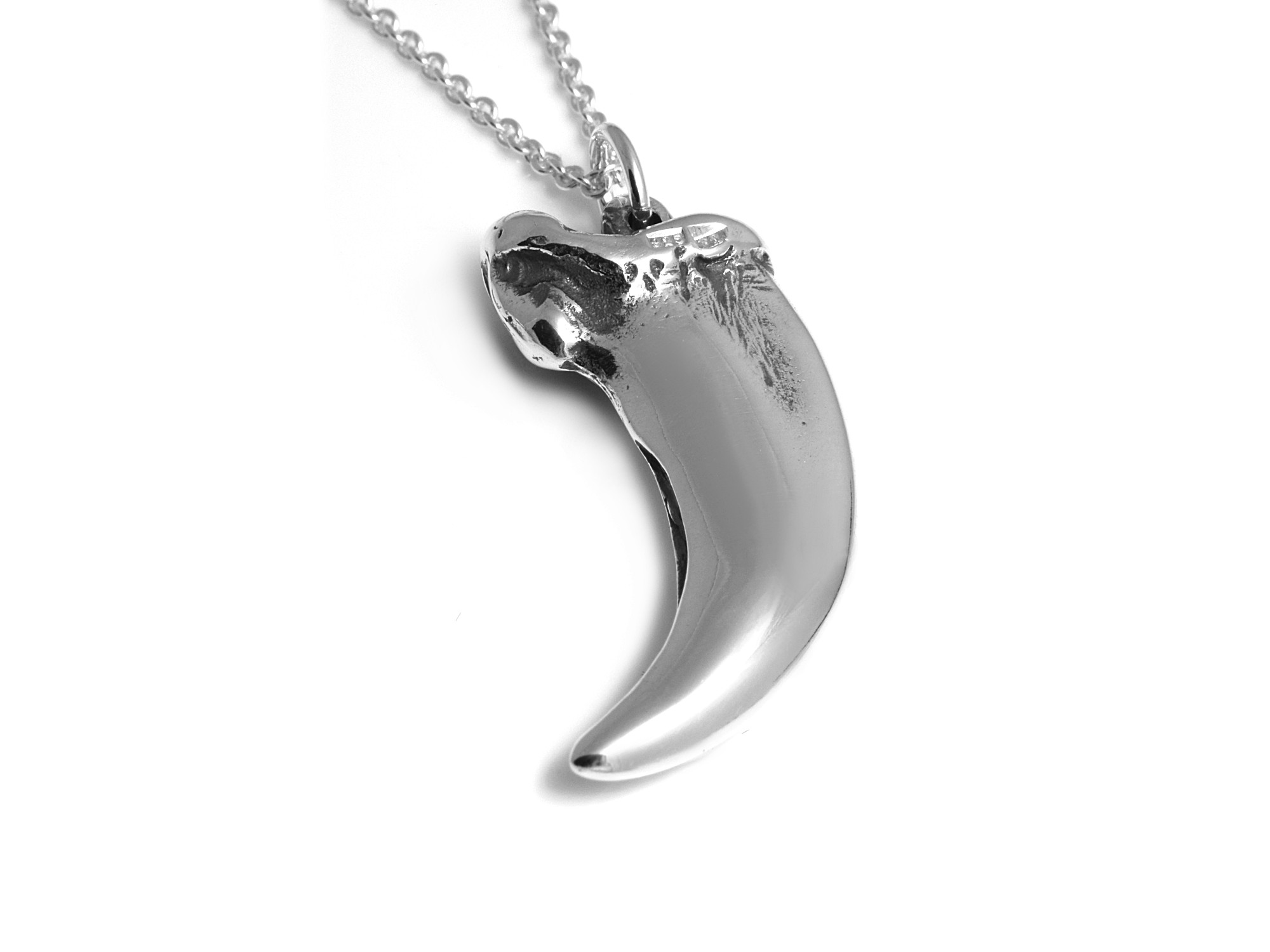 Vargklo Halsband, Varg Smycke i Silver - 4