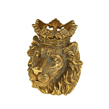 Ljushållare Lejon guld