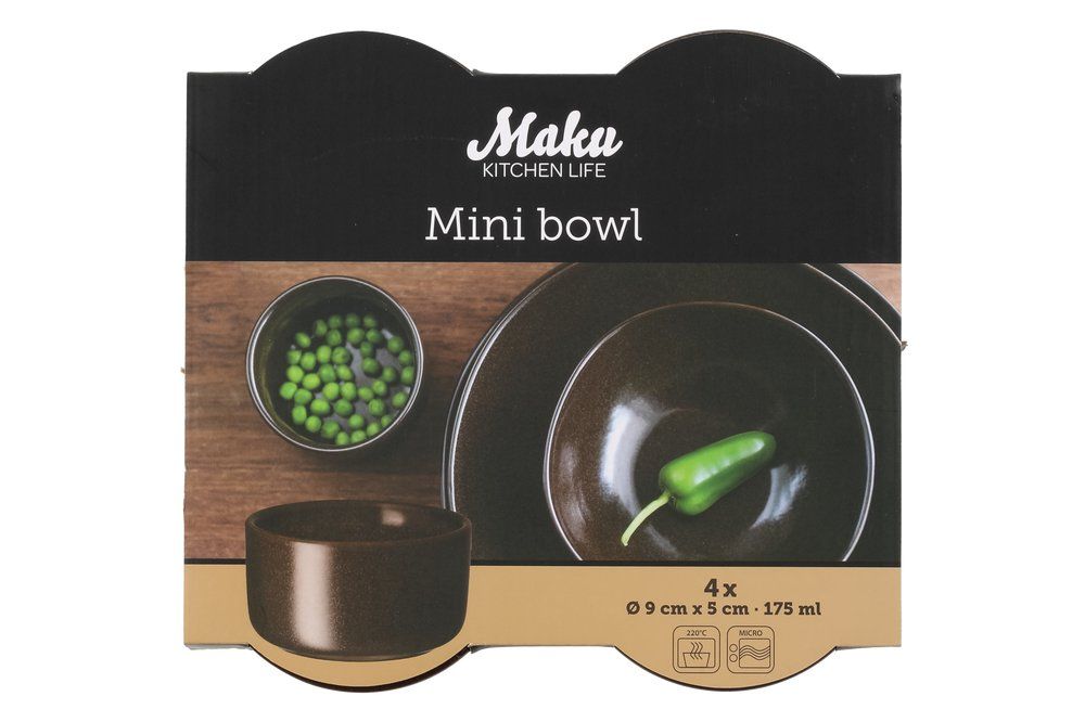 Skålar i stengods 4-pack - 2