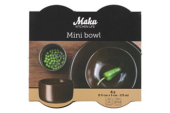 Skålar i stengods 4-pack