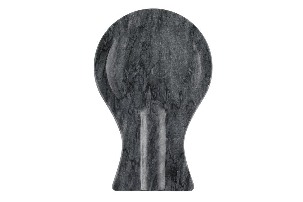Skedhållare marmor svart 25 cm