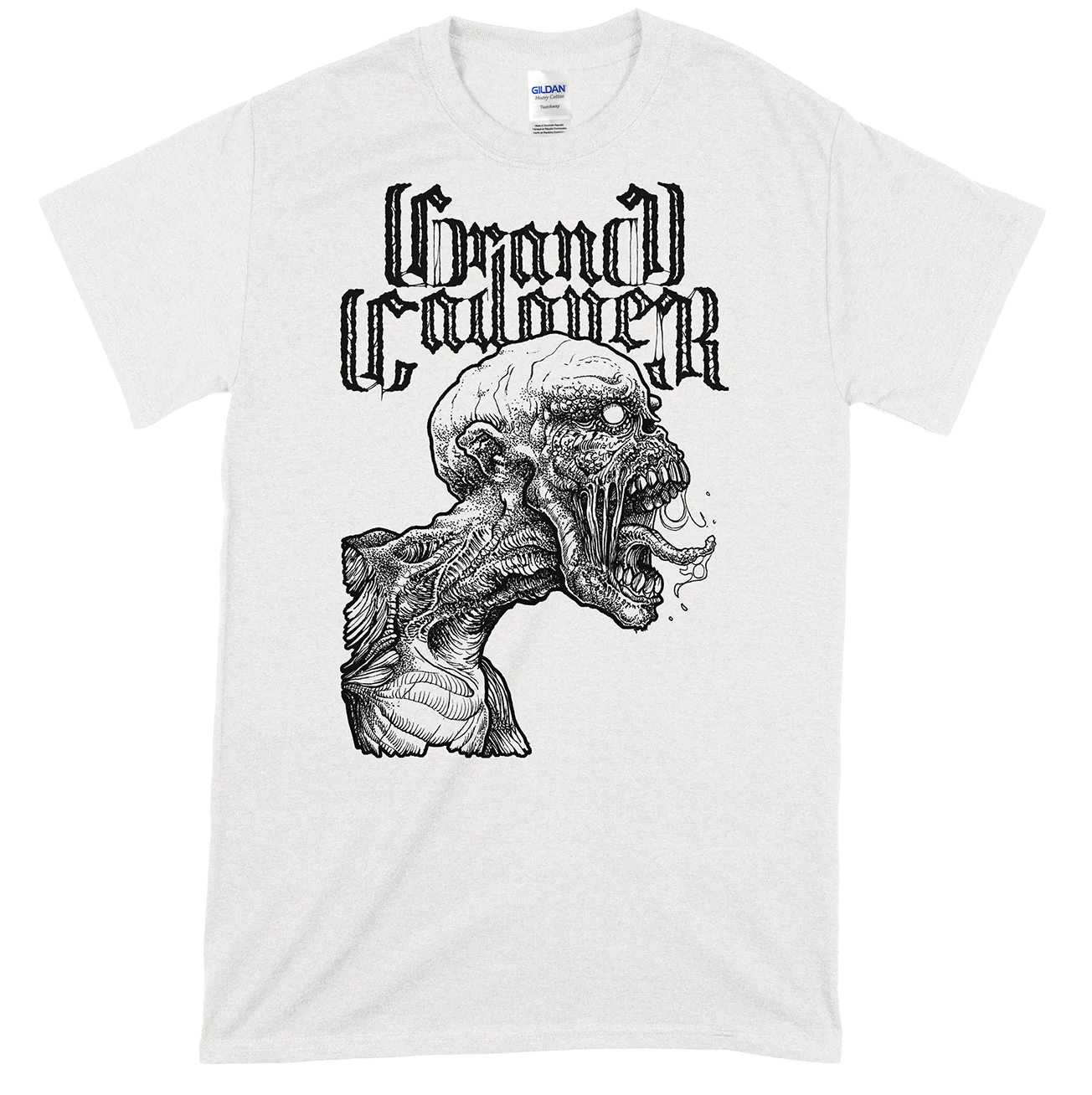 GRAND CADAVER - Madness Comes WHITE T-shirt