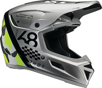 THOR Reflex Sport Riot MIPS® Crossikypärä Musta/ Hi-Vis Keltainen
