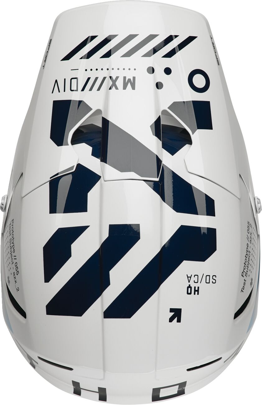 Reflex Sport Strike MIPS® Casco de Cross THOR Blanco/ Amarillo/ Azul - 4