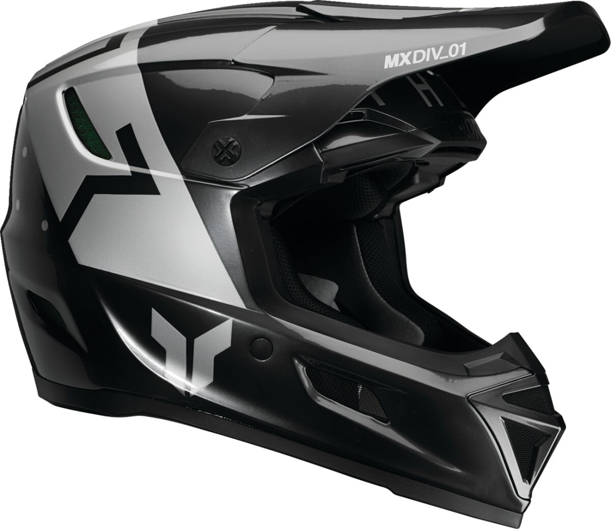 Reflex Sport Rogue MIPS® Casco Cross THOR Nero/ Grigio