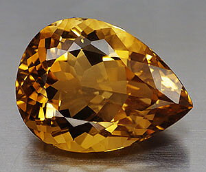 17.50 ct very large world class certified genuine citrine gemstone!