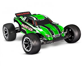 Traxxas Rustler 2WD 1/10 RTR TQ Green - includes battery and usb c charger