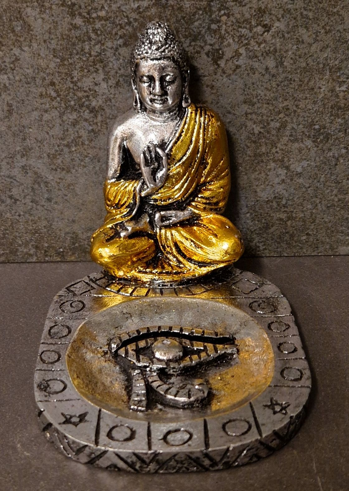 Buddha  Rökelsehållare - oval form - 5