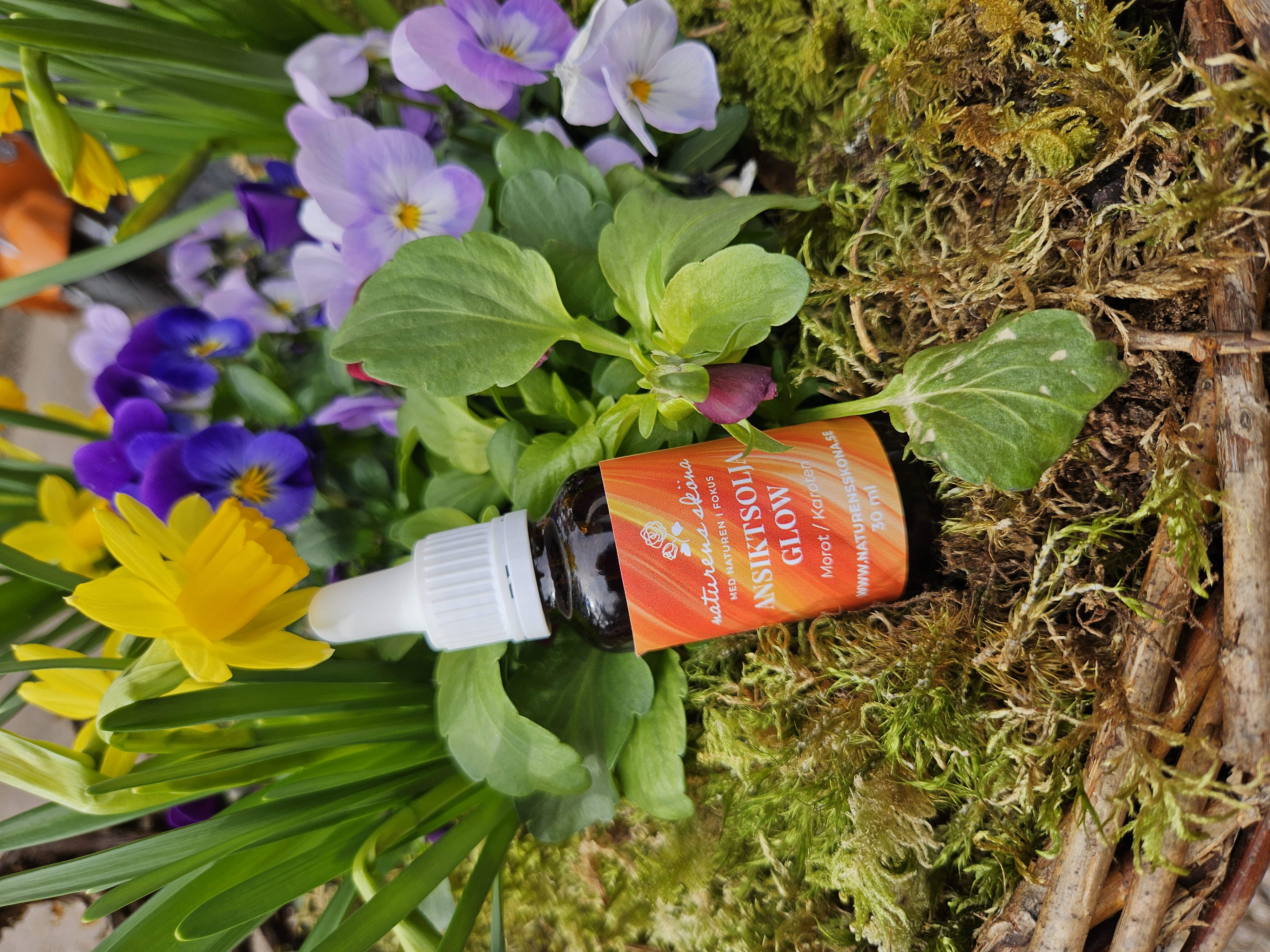 Ansiktsolja Glow karotin 30ml - Naturens sköna