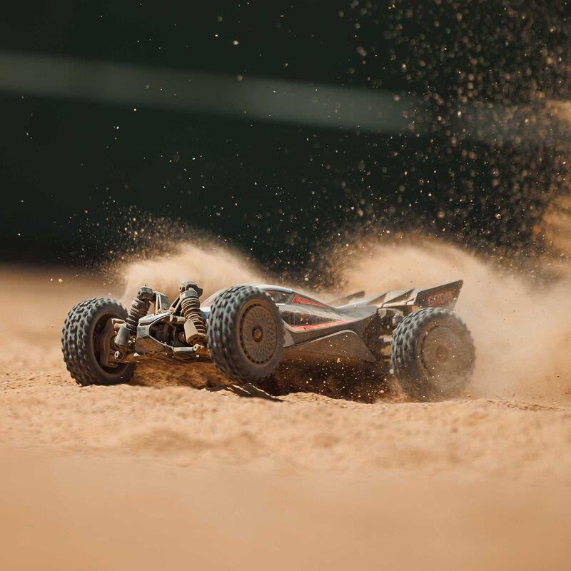ARRMA TYPHON GROM 223S BLX Brushless 4X4 Small Scale Buggy RTR, Silver - 6