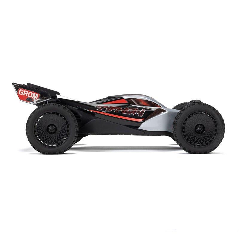 ARRMA TYPHON GROM 223S BLX Brushless 4X4 Small Scale Buggy RTR, Silver - 11