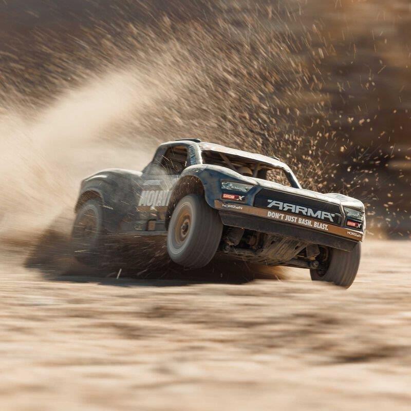 ARRMA MOJAVE GROM 223S BLX Brushless 4X4 Small Scale Desert Truck RTR, Black - 4